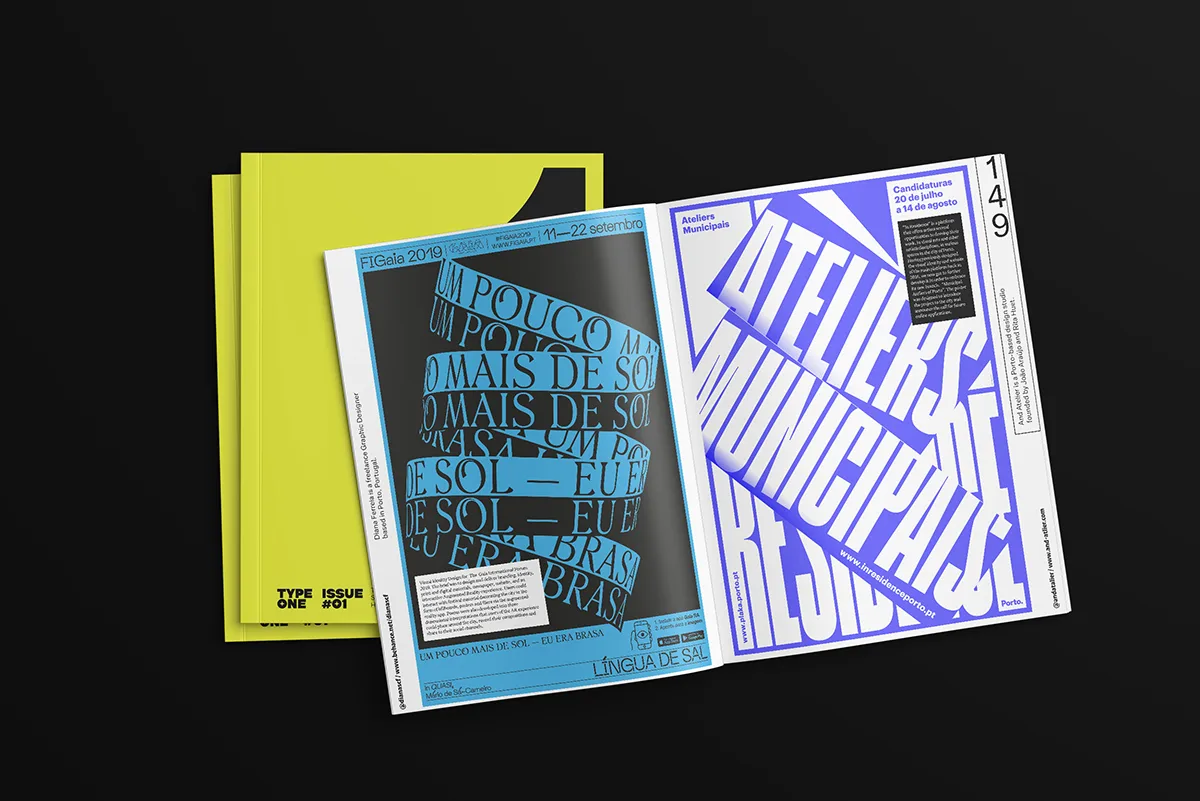 TYPEONE Magazine Spread