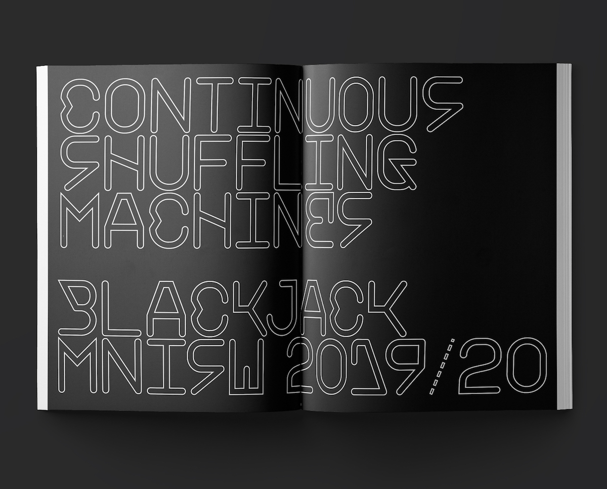 BlackJack monospaced sans typeface specimen 