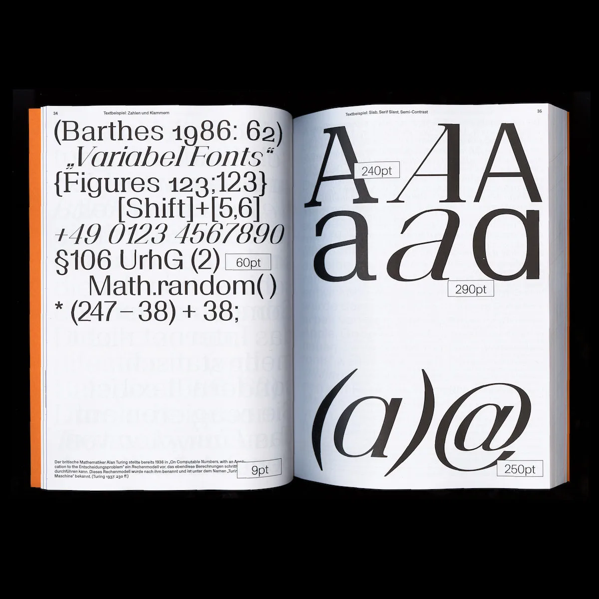 Speculative type book 