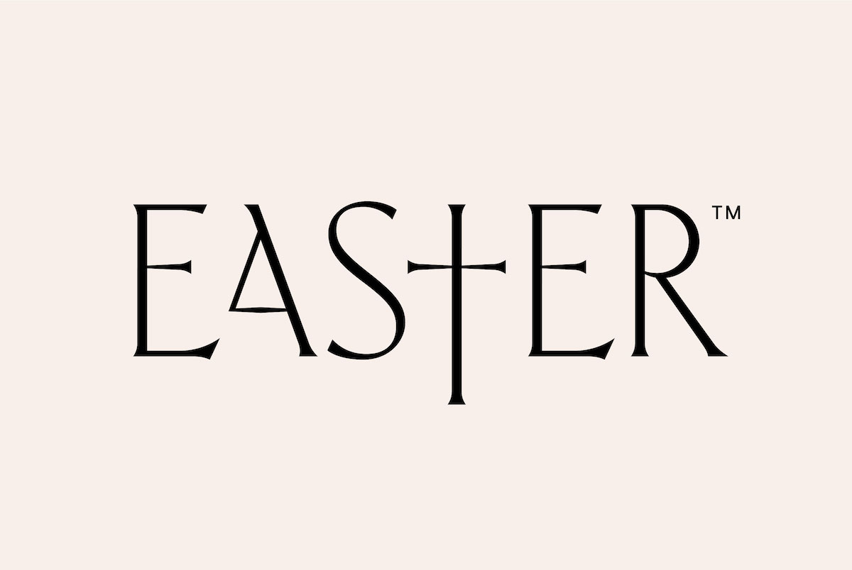 Easter type with new Veronesi font