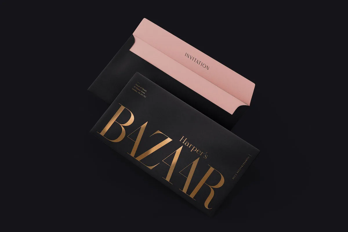 Part of the Harper’s Bazaar rebranding concept.