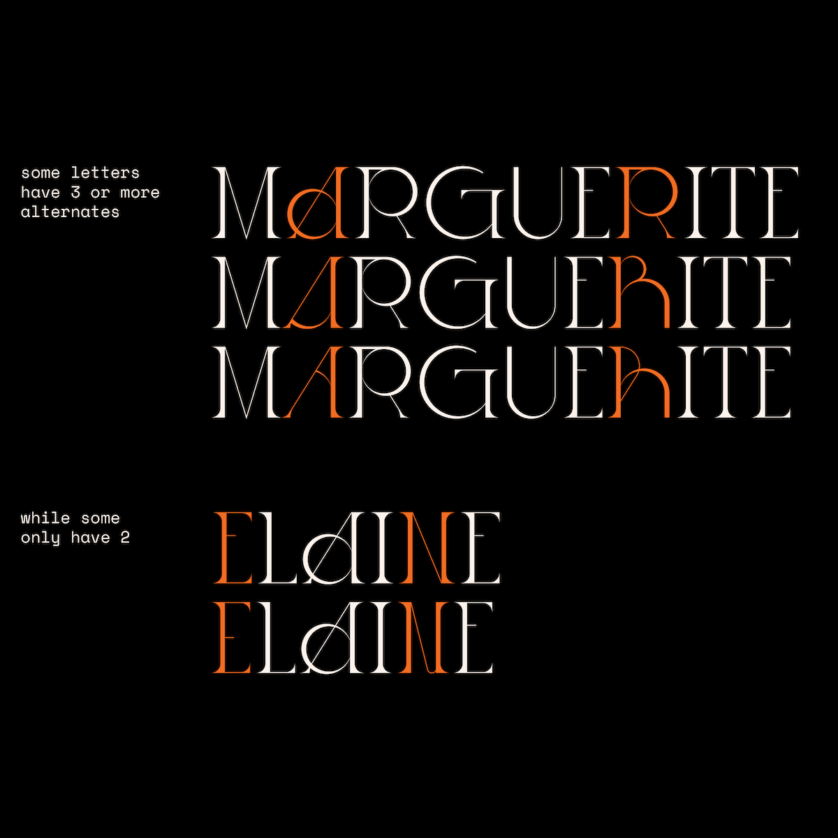 Ladybird Light font specimen 