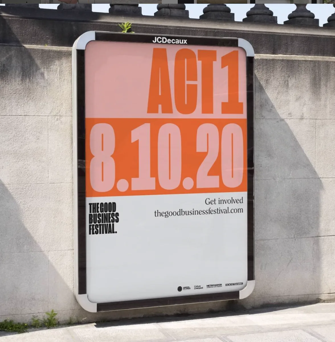 Hemingway Design's branding & visual identity for The Good Business Festival 