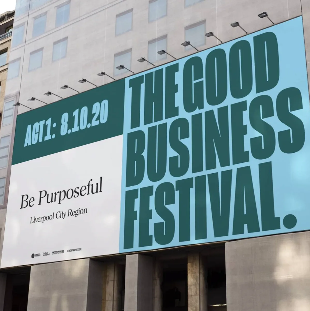 Hemingway Design's branding & visual identity for The Good Business Festival 