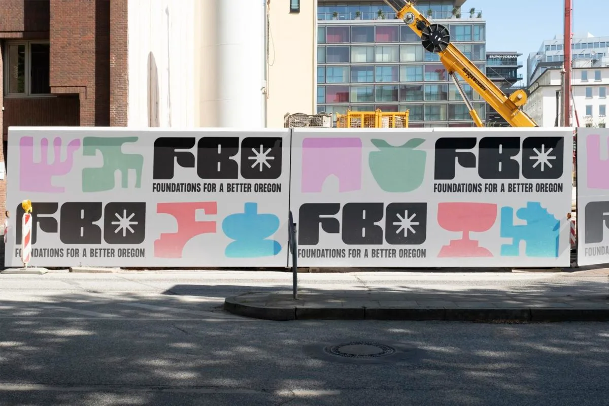 House of Gül's branding identity for Foundations for a Better Oregon 