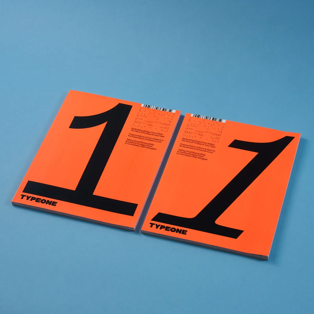 TYPEONE Magazine cover