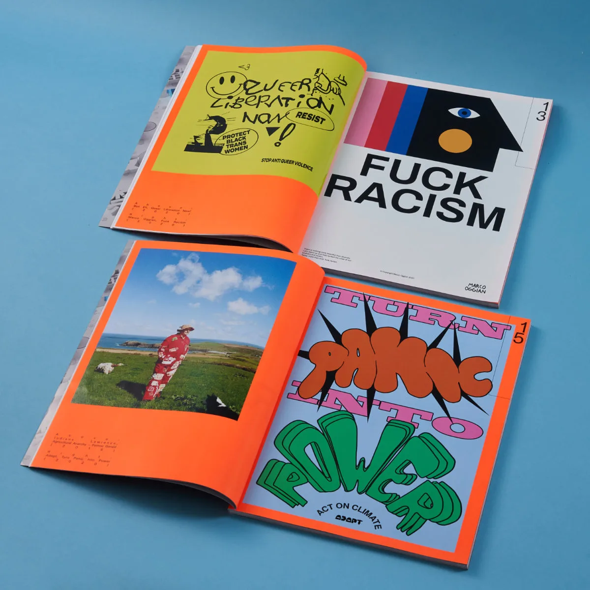 TYPEONE Magazine spreads