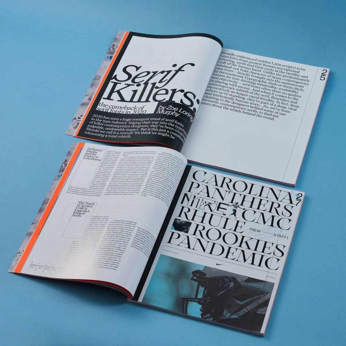TYPEONE Magazine spreads