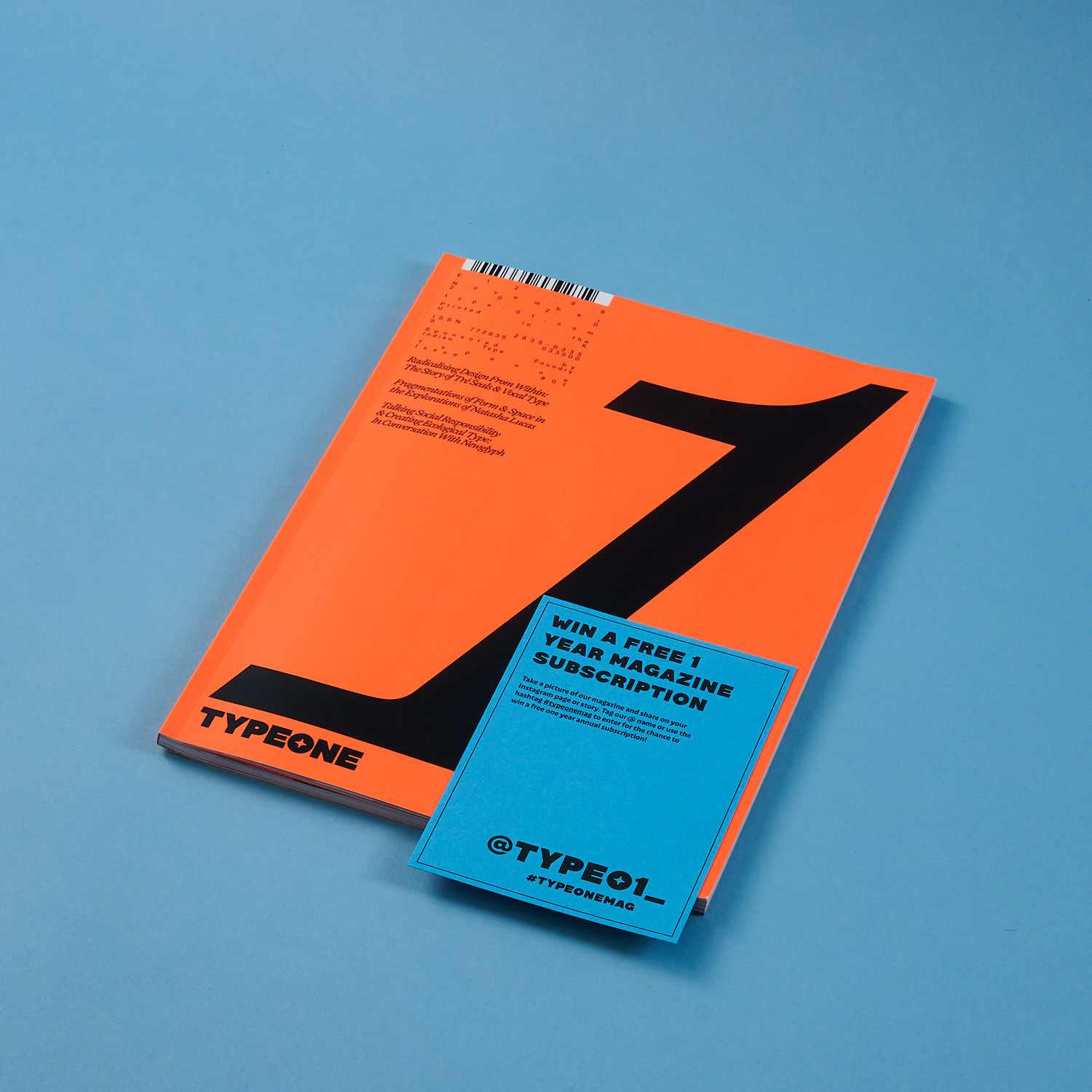 Our New TYPEONE Magazine Is Here - In The Flesh! - TYPE01