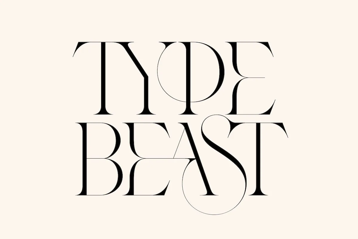 Ligature experiments from Type Beasts series 