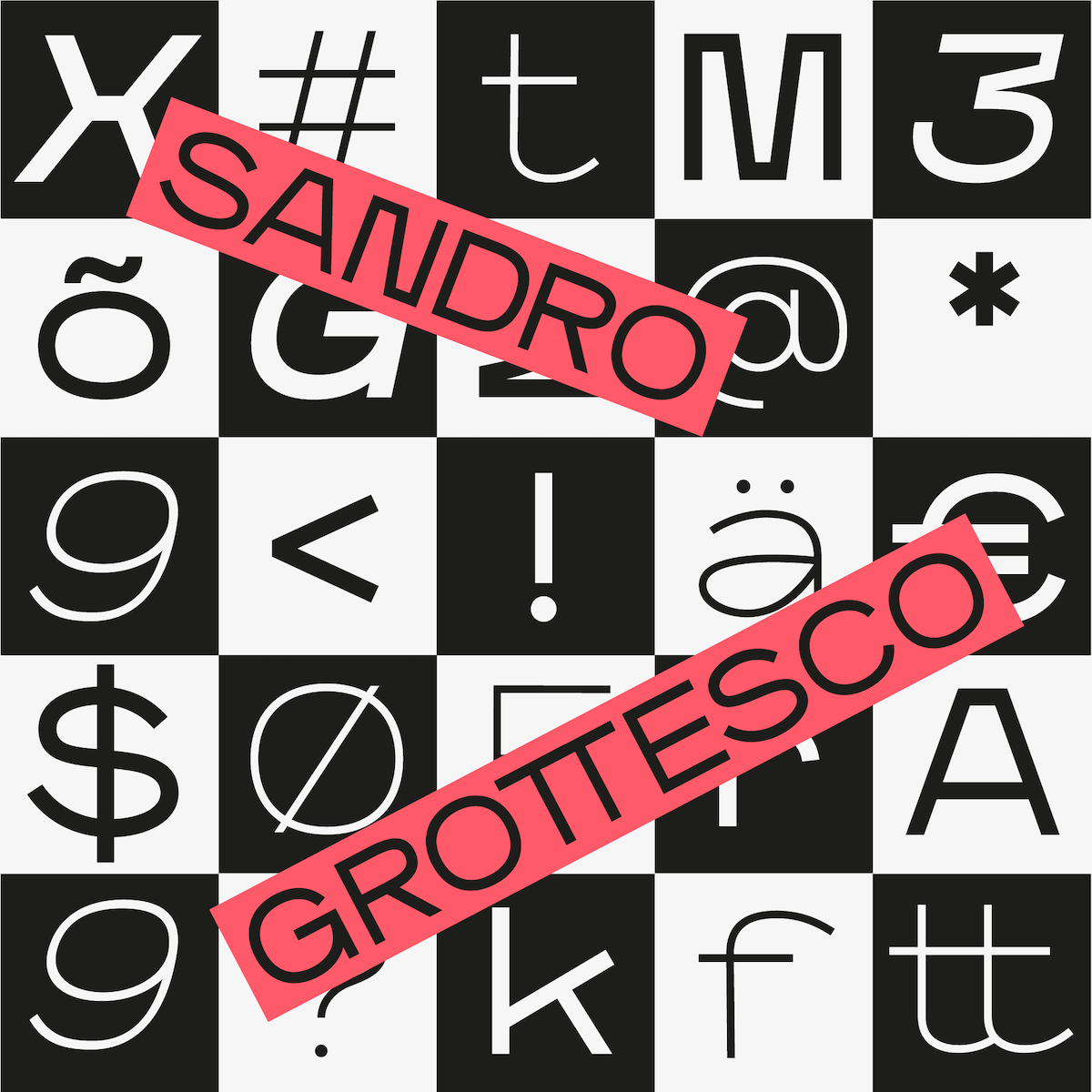 Sandro Grottesco Typeface 