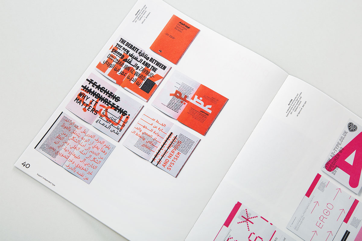 Support Independent Type by Lars Harmsen and Marian Misiak, published by Slanted, December 2020 