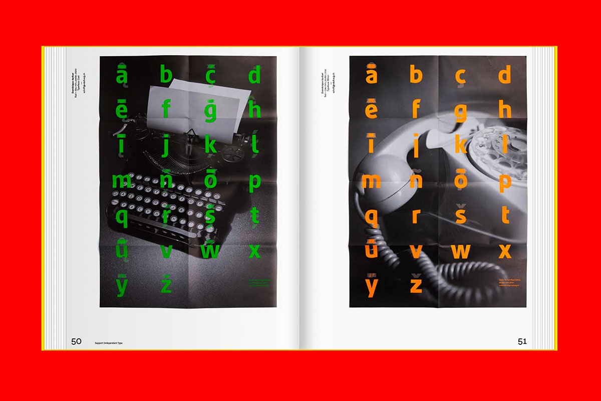 Support Independent Type by Lars Harmsen and Marian Misiak, published by Slanted, December 2020 