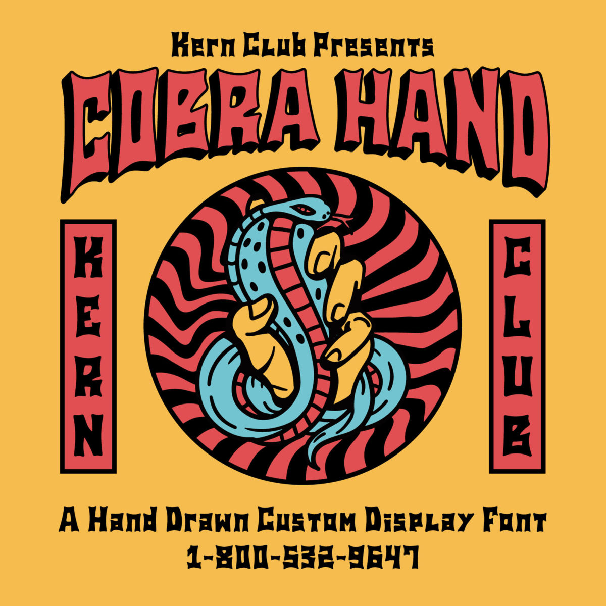 Cobra hand font 