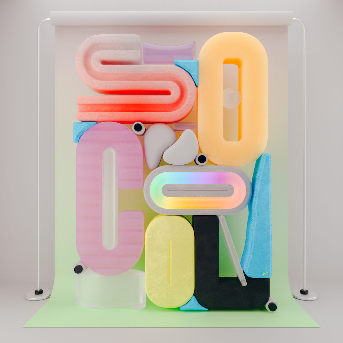 'So Cool' – Feedbacks 3D Type Poster Series