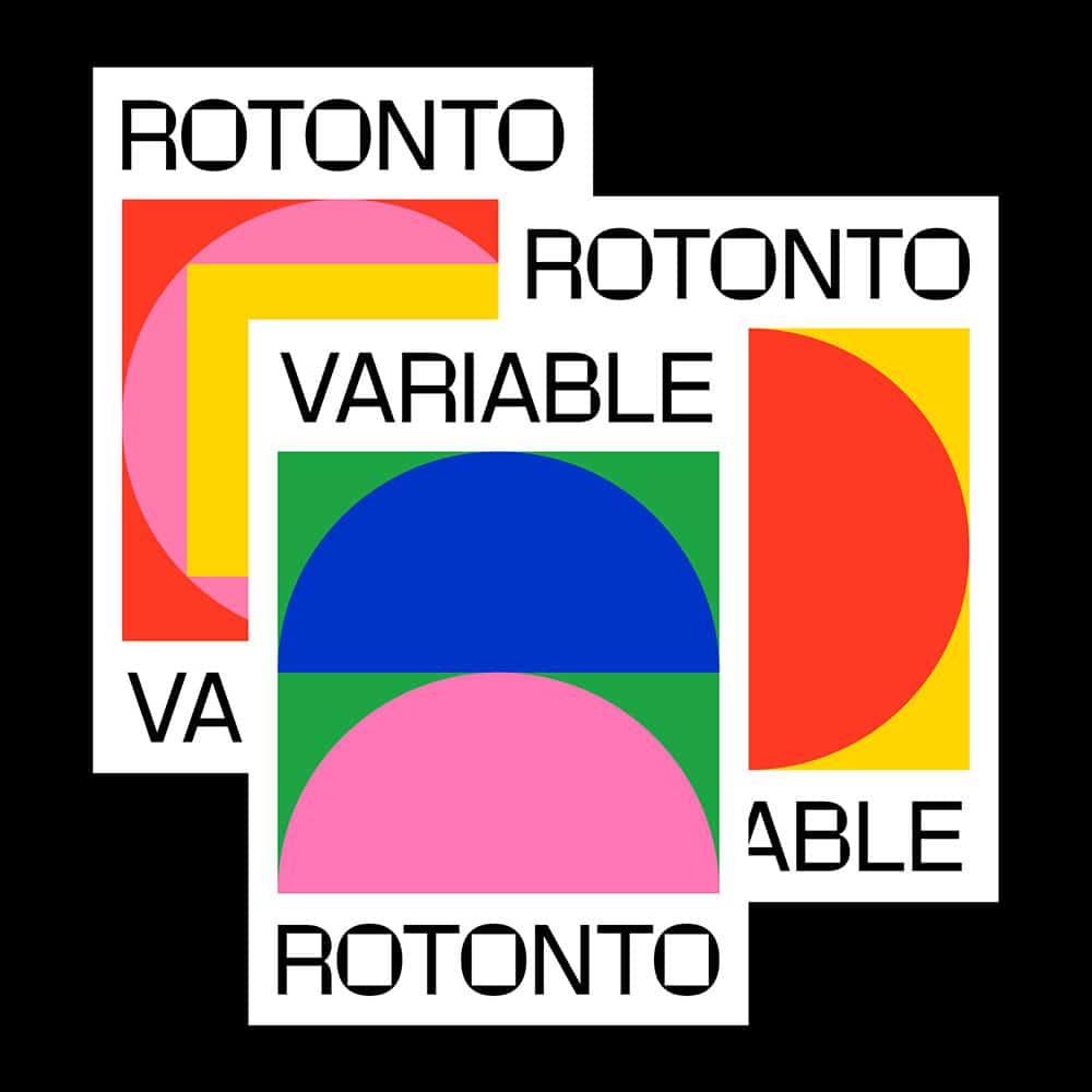 Rotonto Variable typeface - new typefaces on Type Department  