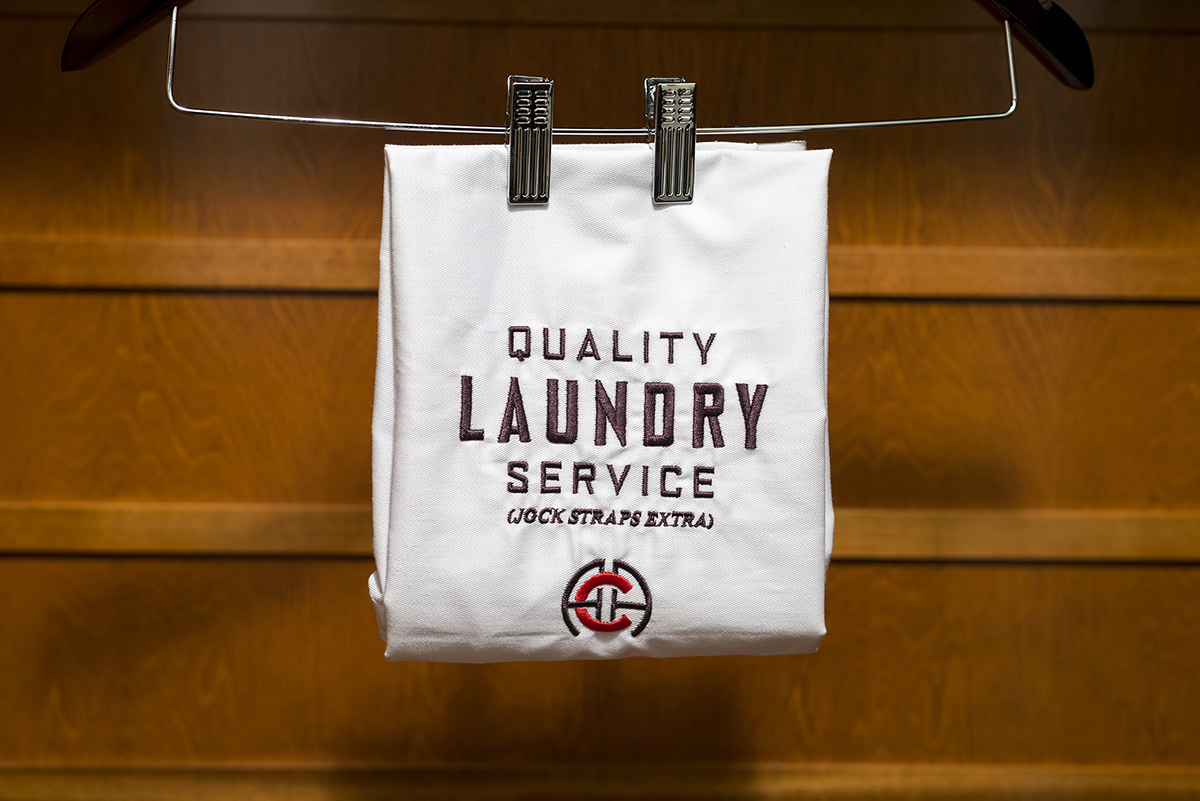 Chicago Athletic Association Hotel Laundry Bag with Custom Font by Mucca
