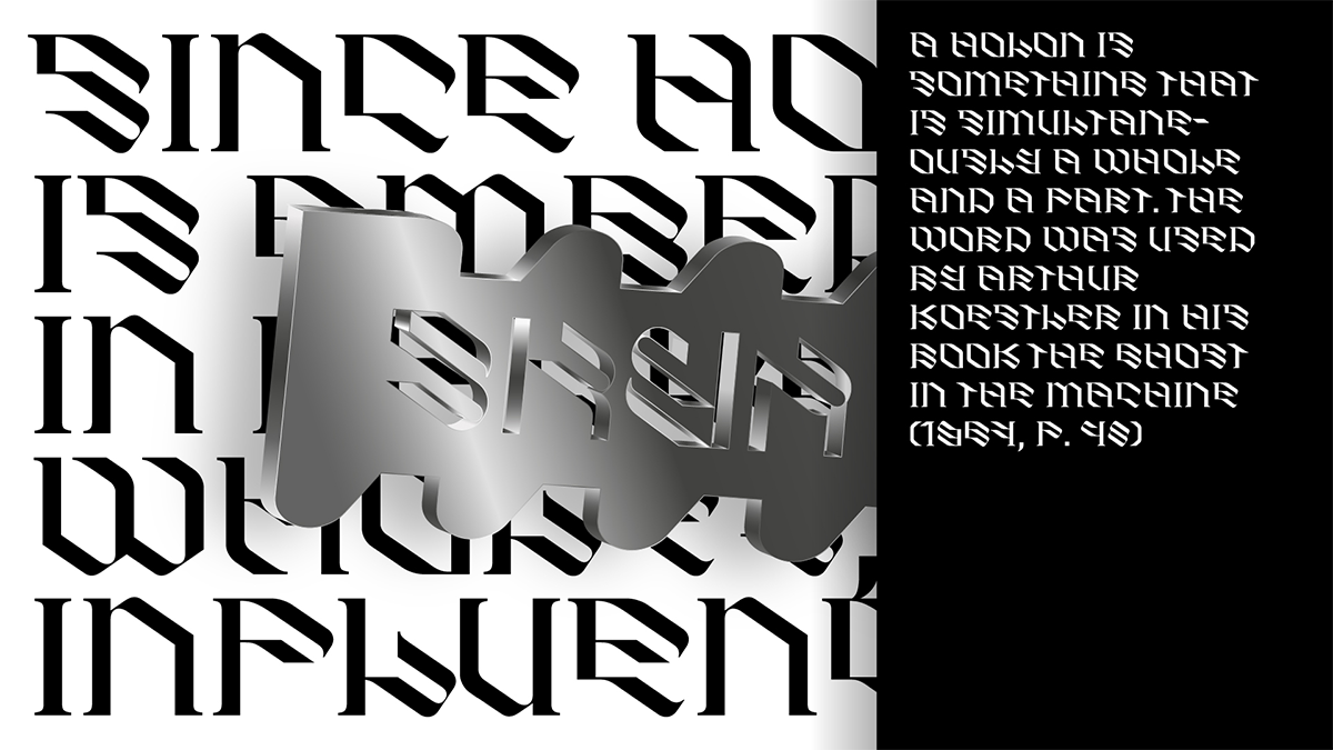 New Eskos Display typeface by Victor Pesotsky.