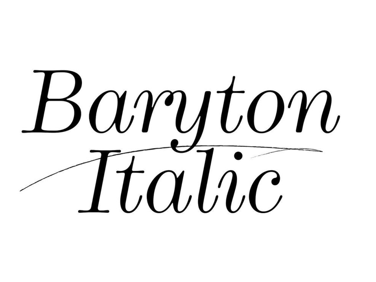 Baryton Italic typeface by My Lan Thuong. '12 Type Designers You Need to Follow in 2022'