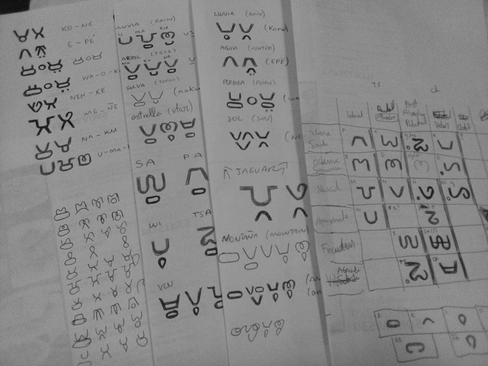 Silabario Amazonico, a new writing system for indigenous Amazonian languages.