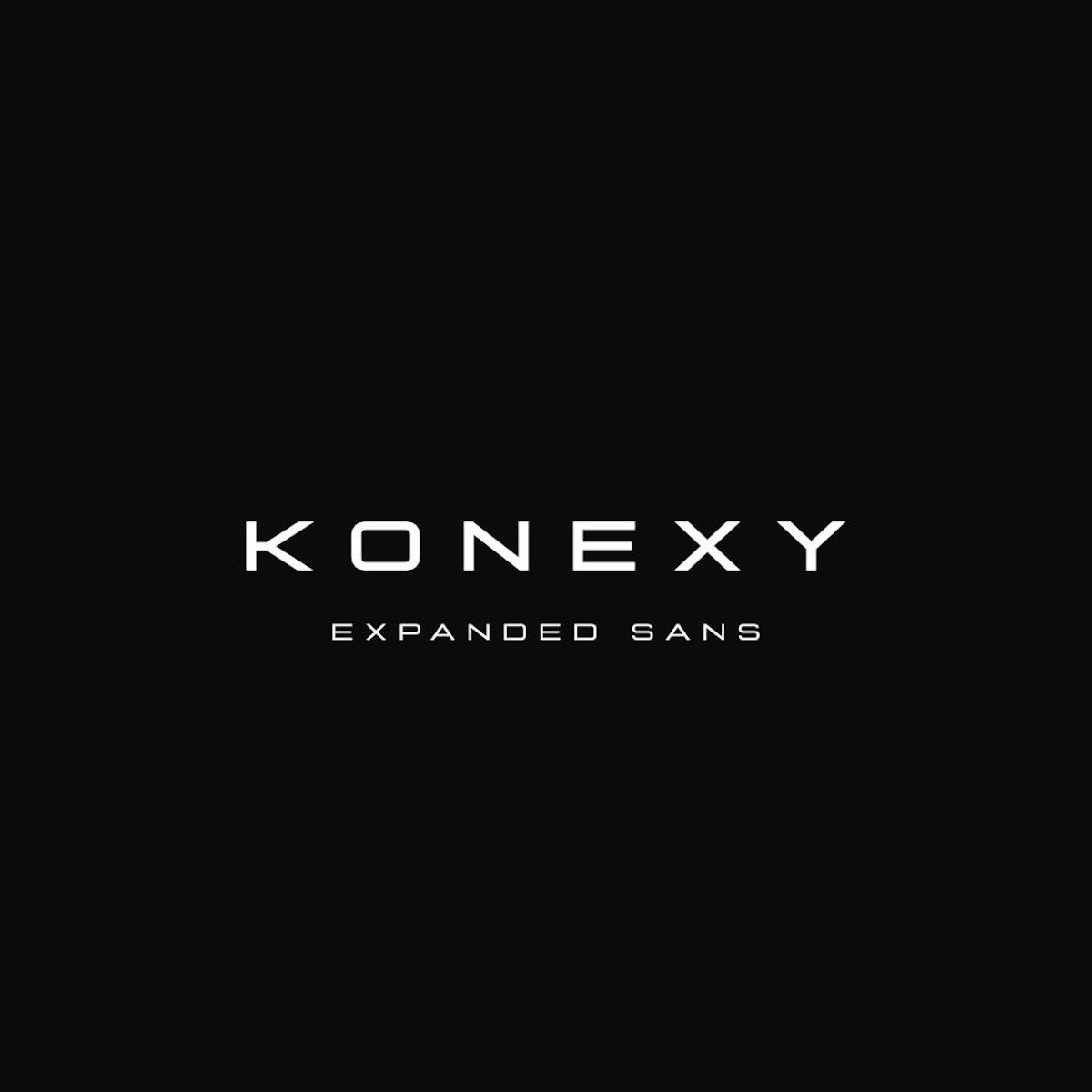 Konexy, a new font on Type Department.