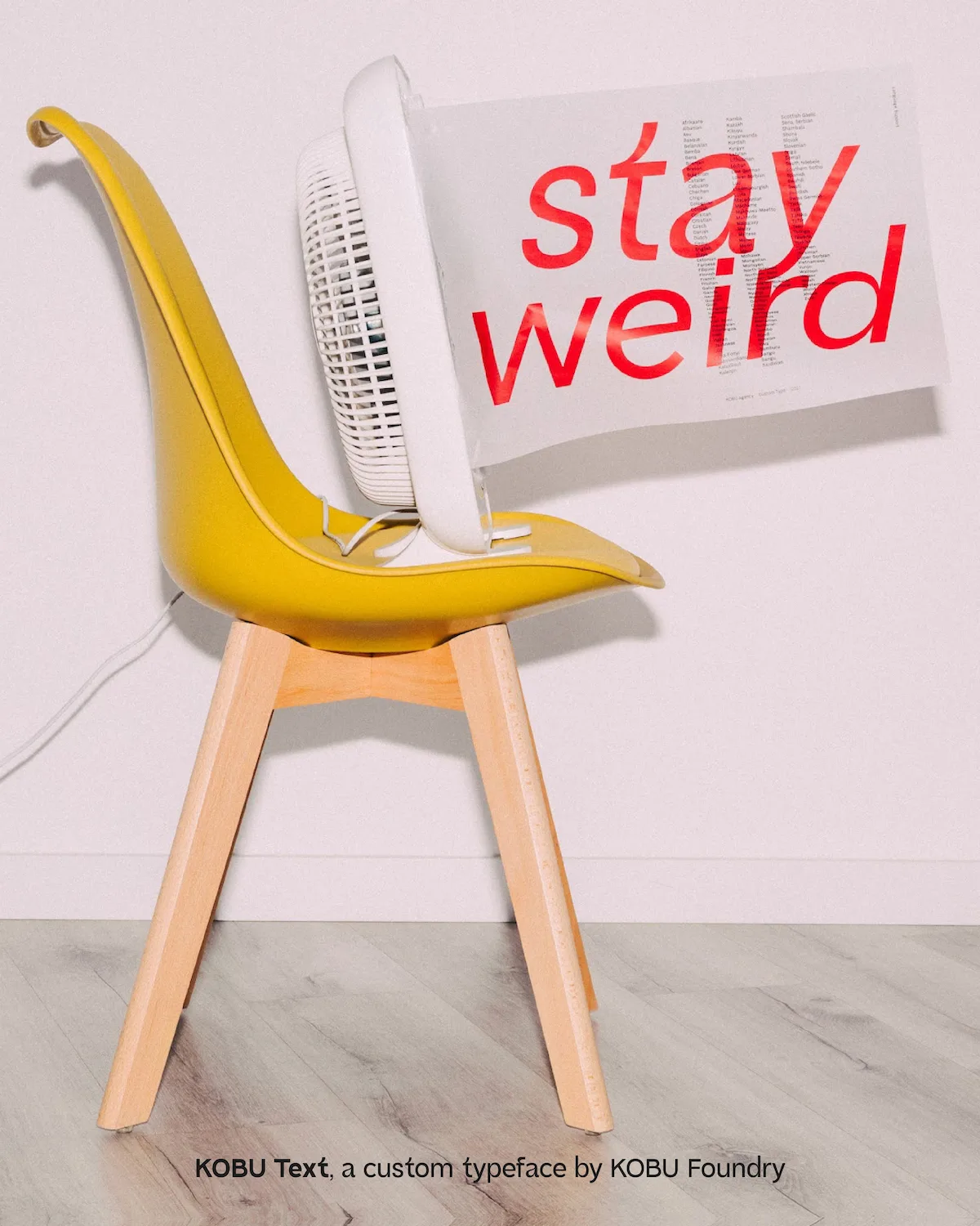 KOBU Text, a custom font by KOBU Foundry. 