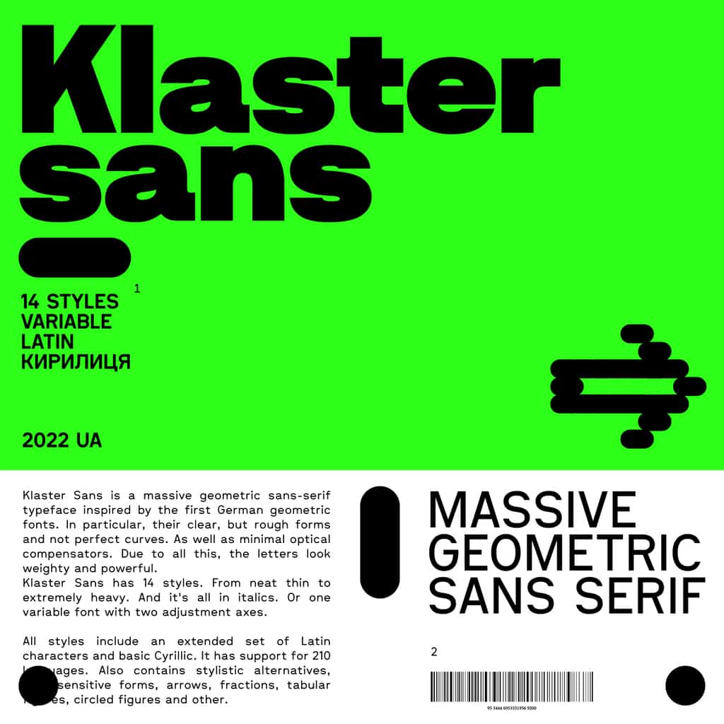 Klaster Sans, a new font available on Type Department – 'New Fonts! Here Are the Latest Drops on Type Department...'