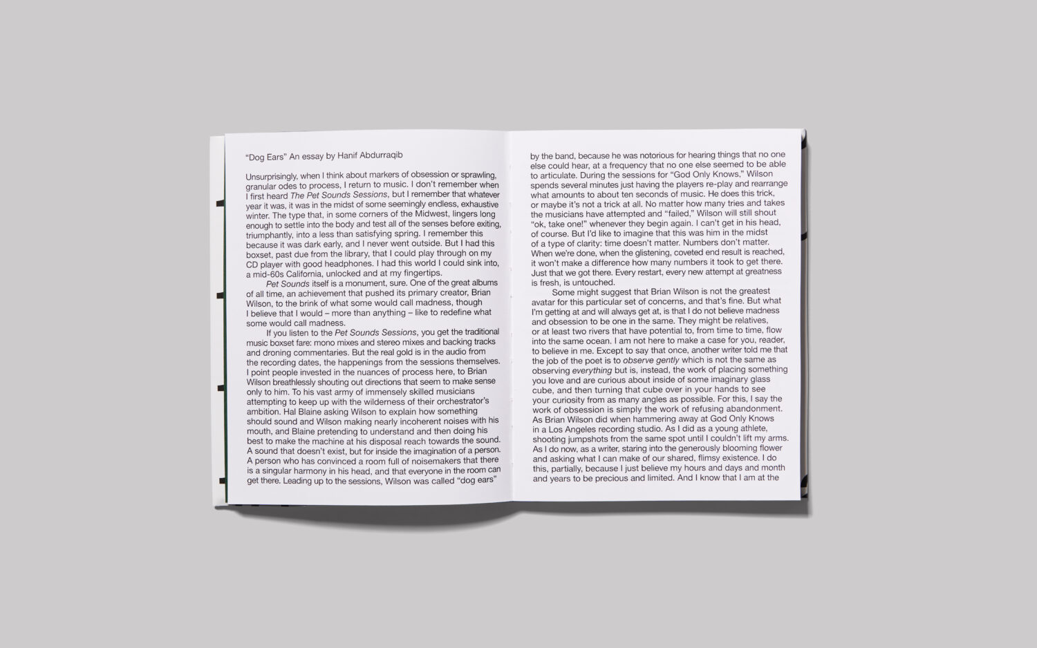 Public-Library on Their Latest Experimental Typography Publication, Dog Ears