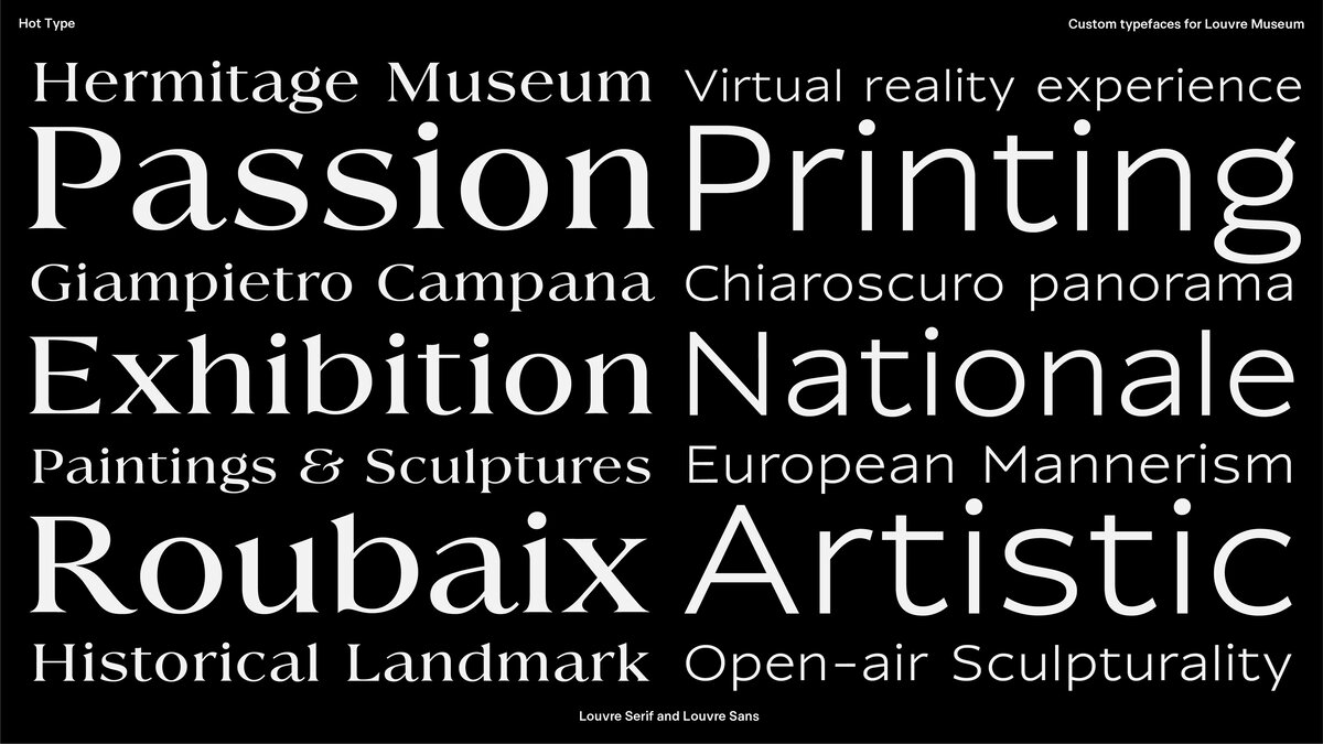Hot Type Typeface Foundry Louvre