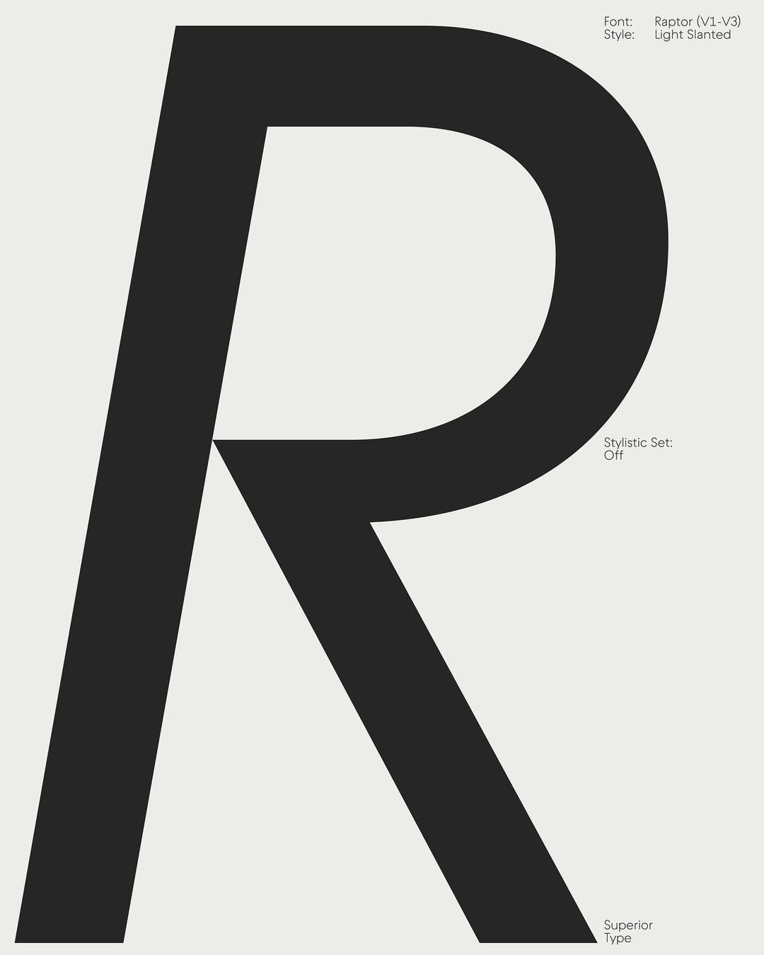 Rapter Font by Superior Type