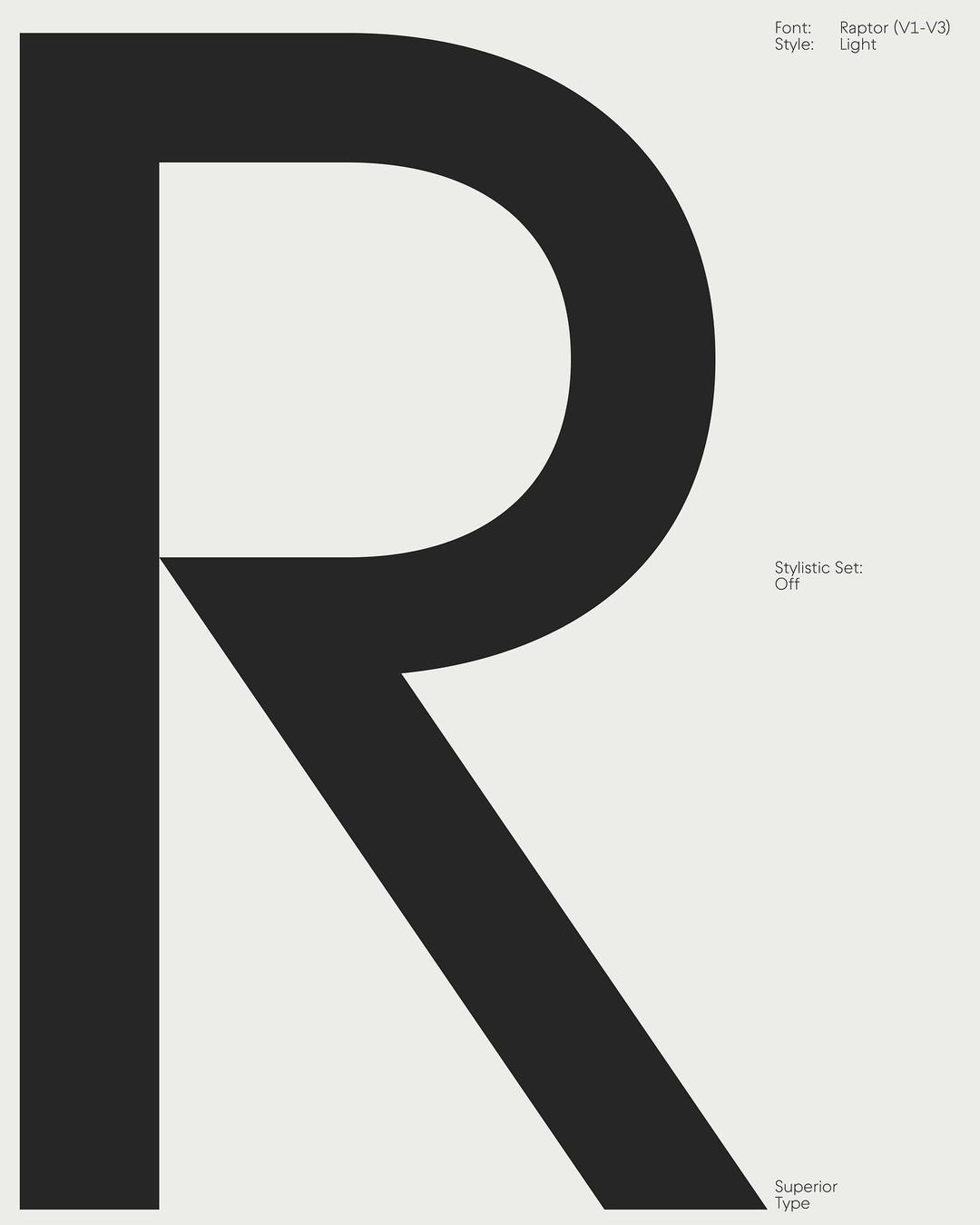 Rapter Font by Superior Type