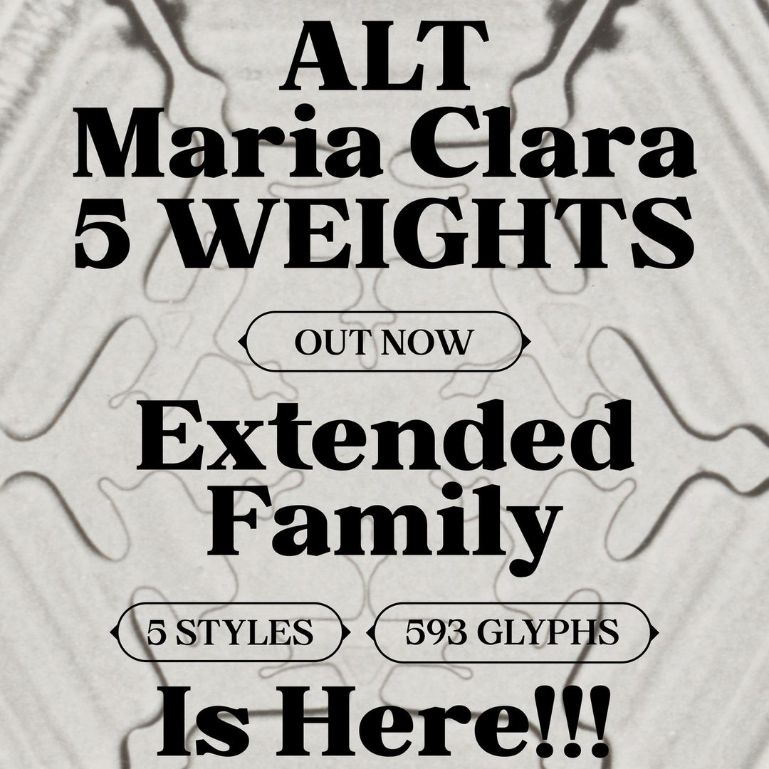 ALT Maria Clara Expanded Font Family