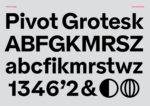 Pivot Typeface by Nouvelle Noir