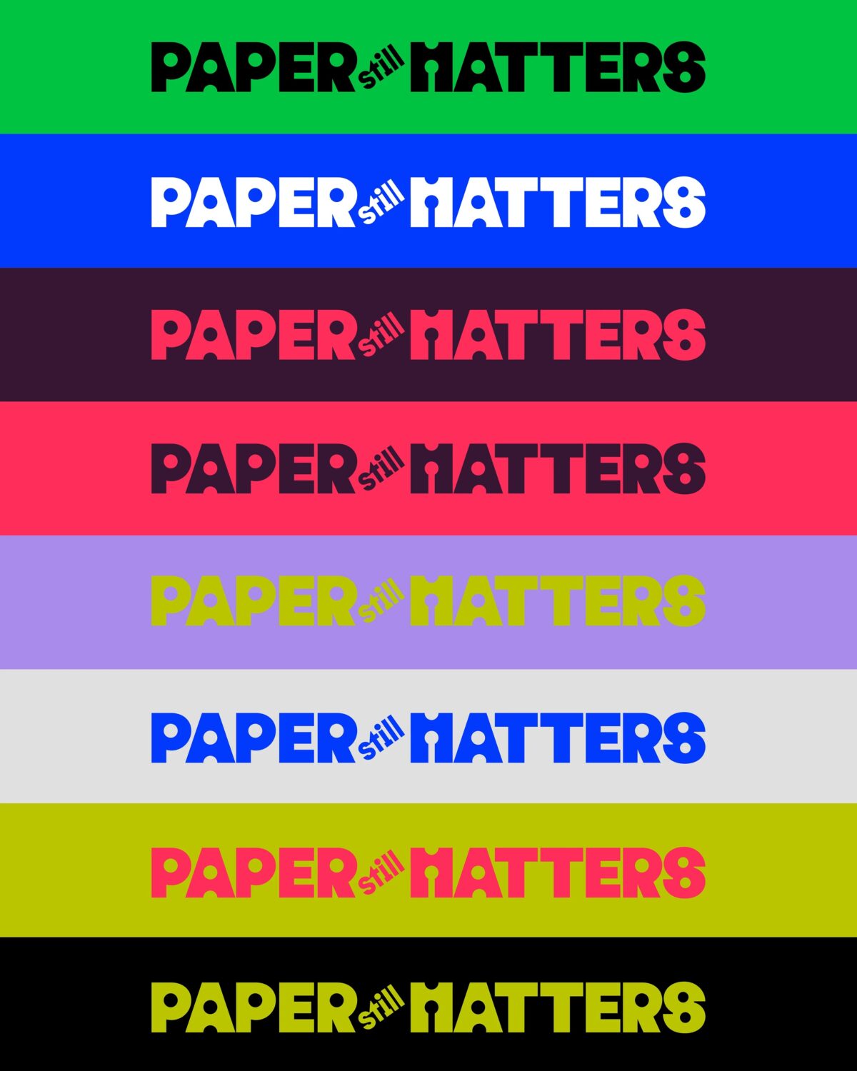 Paper Still Matters Brand Identity
