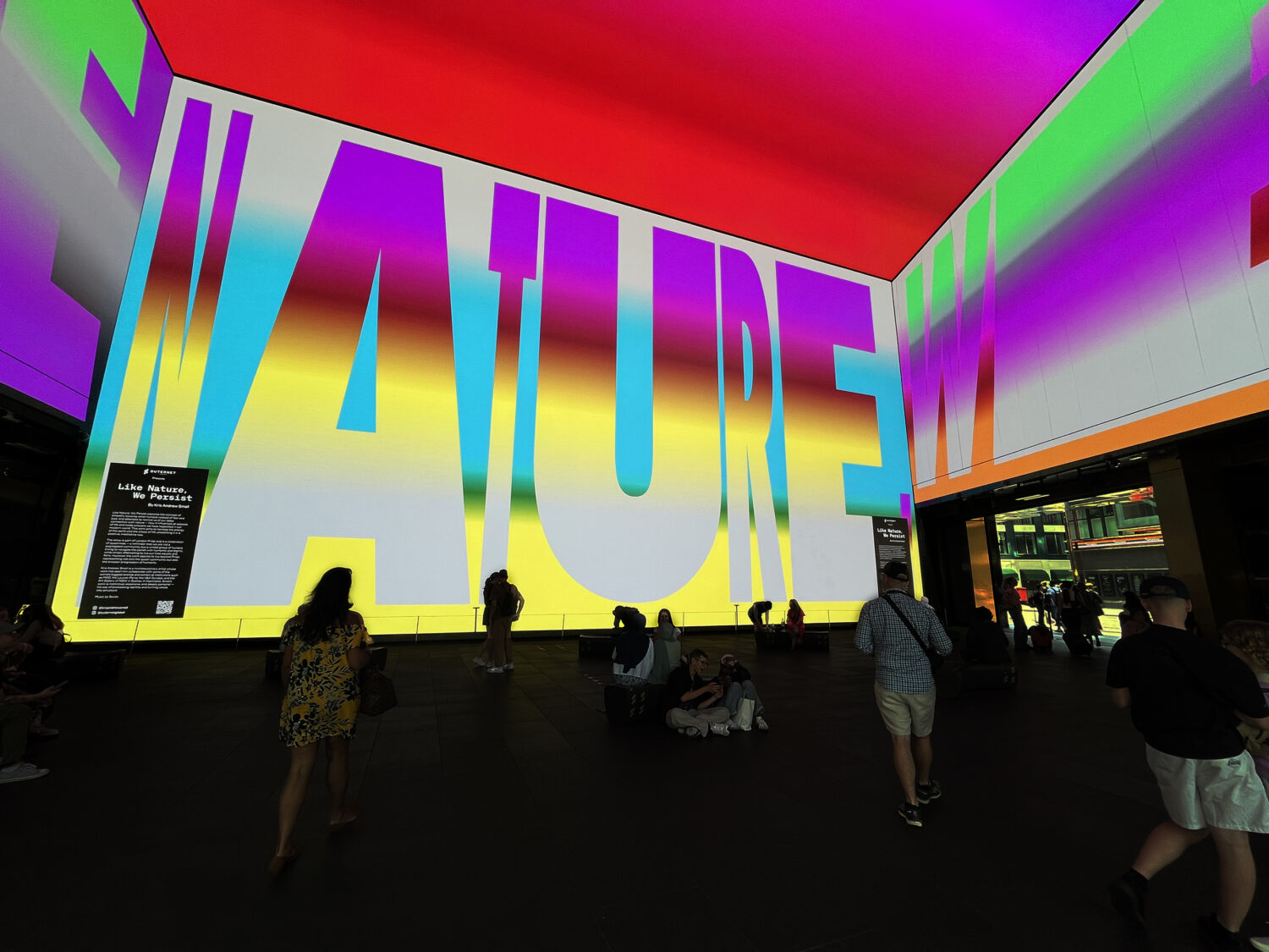 Like Nature, We Persist—a bold, immersive installation by internationally renowned artist and designer Kris Andrew Small.