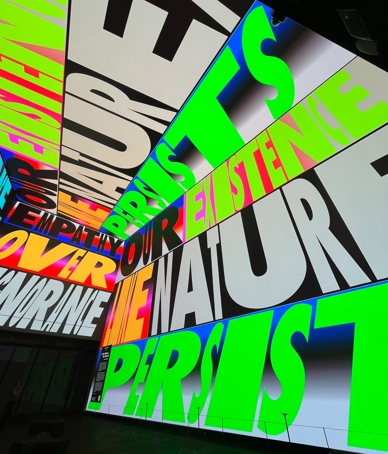 Like Nature, We Persist—a bold, immersive installation by internationally renowned artist and designer Kris Andrew Small.