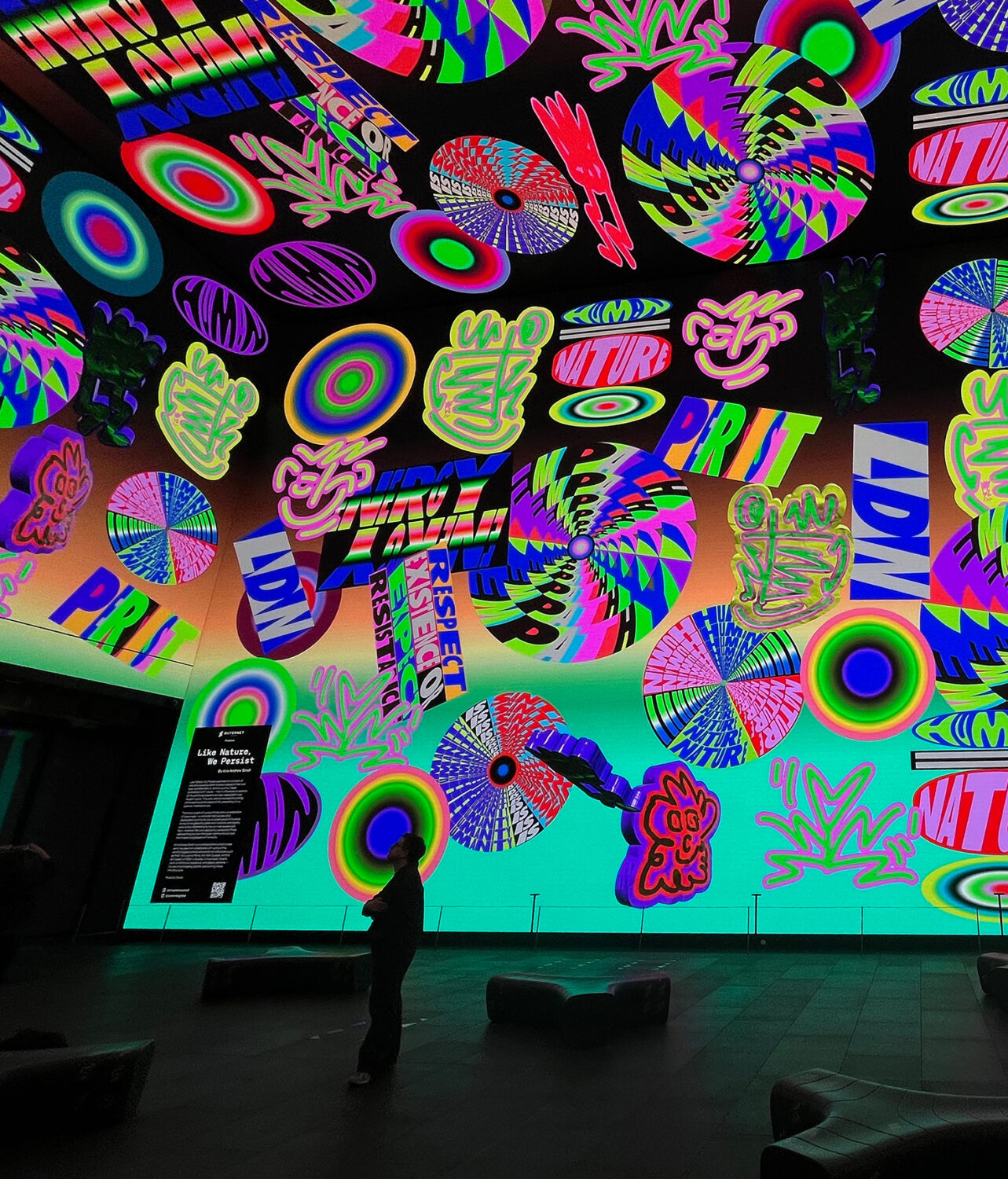 Like Nature, We Persist—a bold, immersive installation by internationally renowned artist and designer Kris Andrew Small.