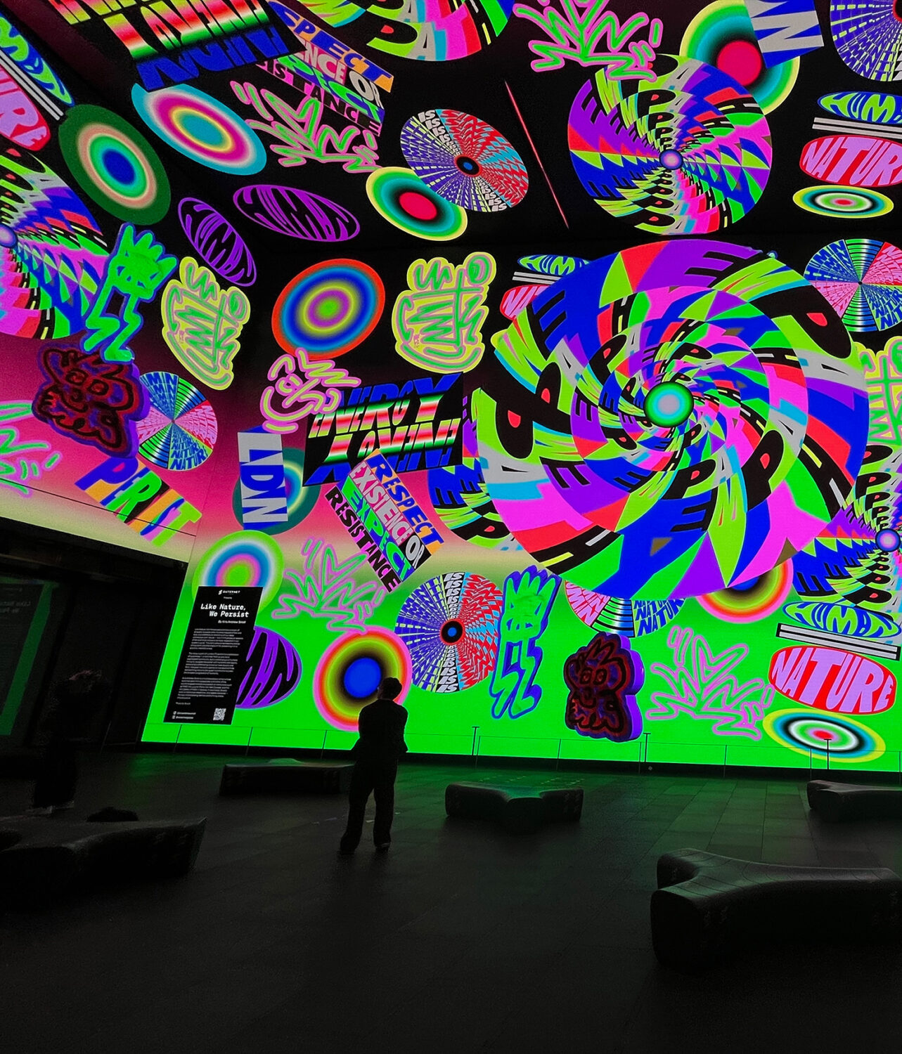 Like Nature, We Persist—a bold, immersive installation by internationally renowned artist and designer Kris Andrew Small.