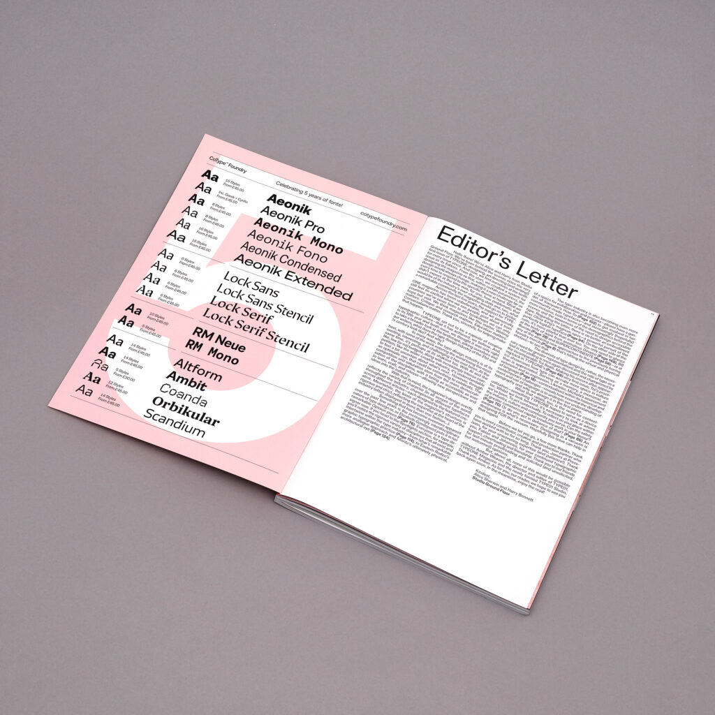 TypeOne10_5.9.254016 TYPEONE Magazine Issue 10. The Font Issue