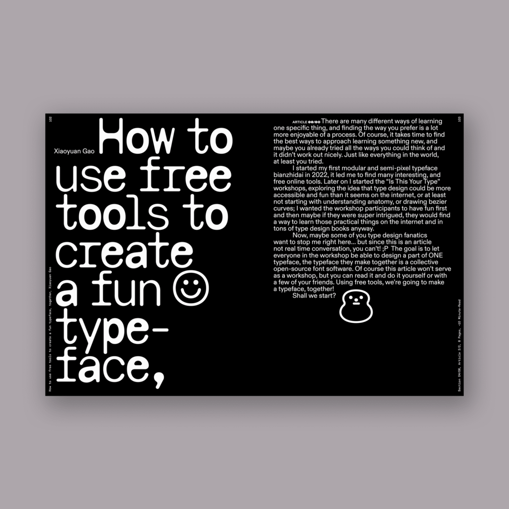 Digital TYPEONE Magazine Issue 10