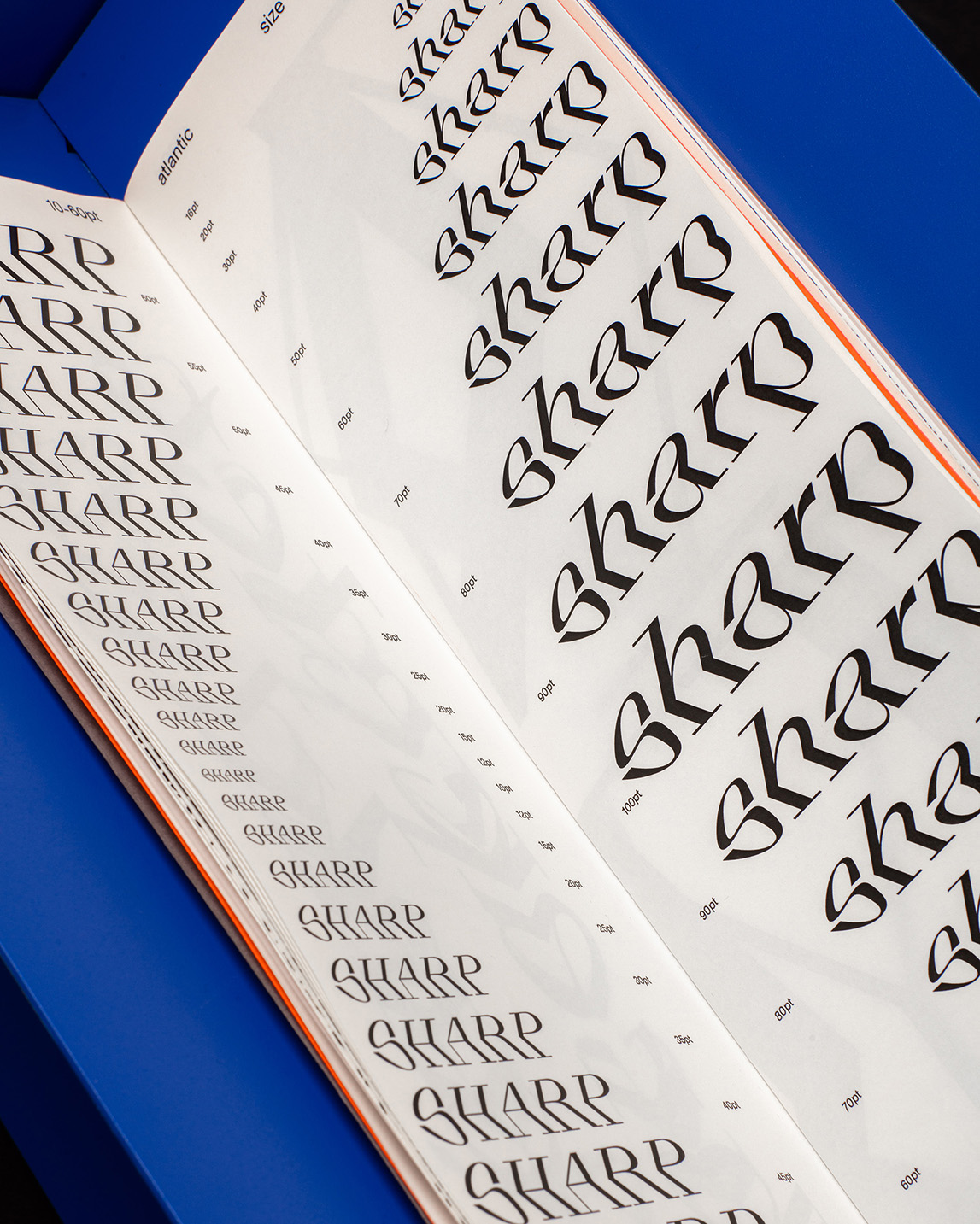 Atlantic Italics Typeface