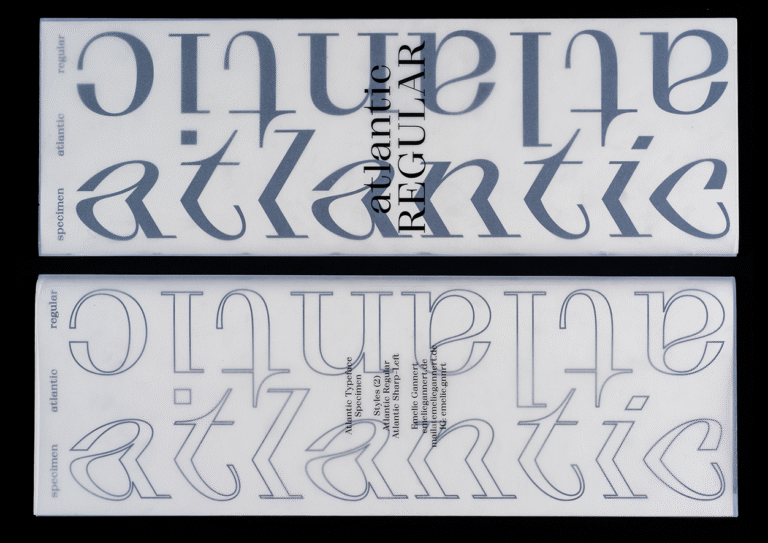 Atlantic Italics Typeface