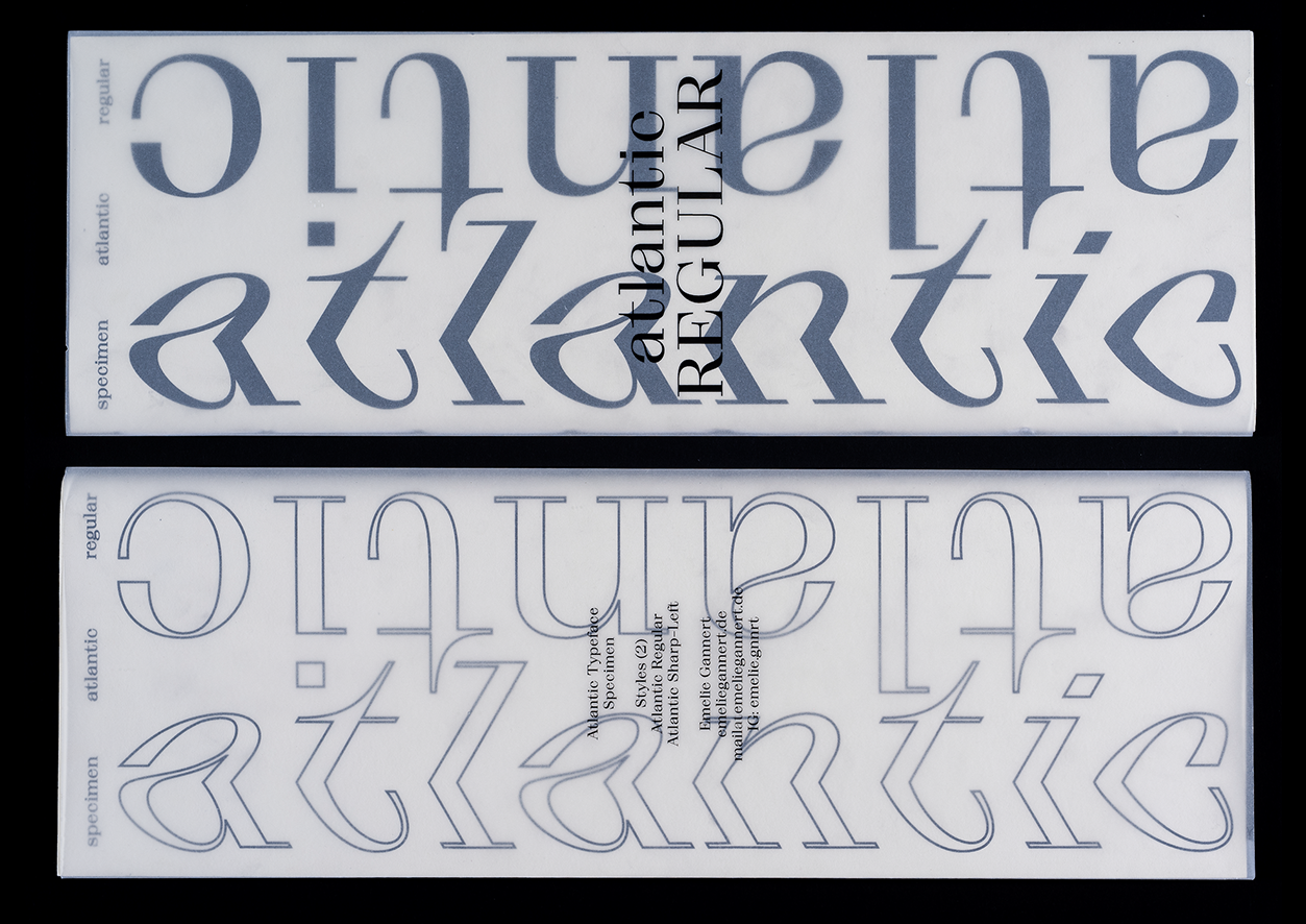 Atlantic Italics Typeface