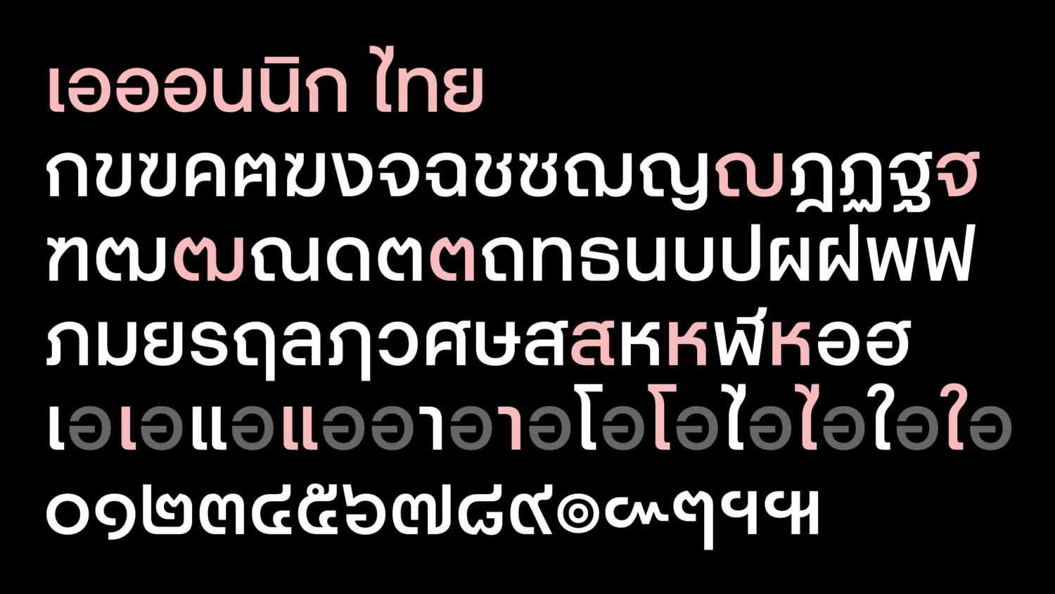 CoType Foundry Aeonik Thai