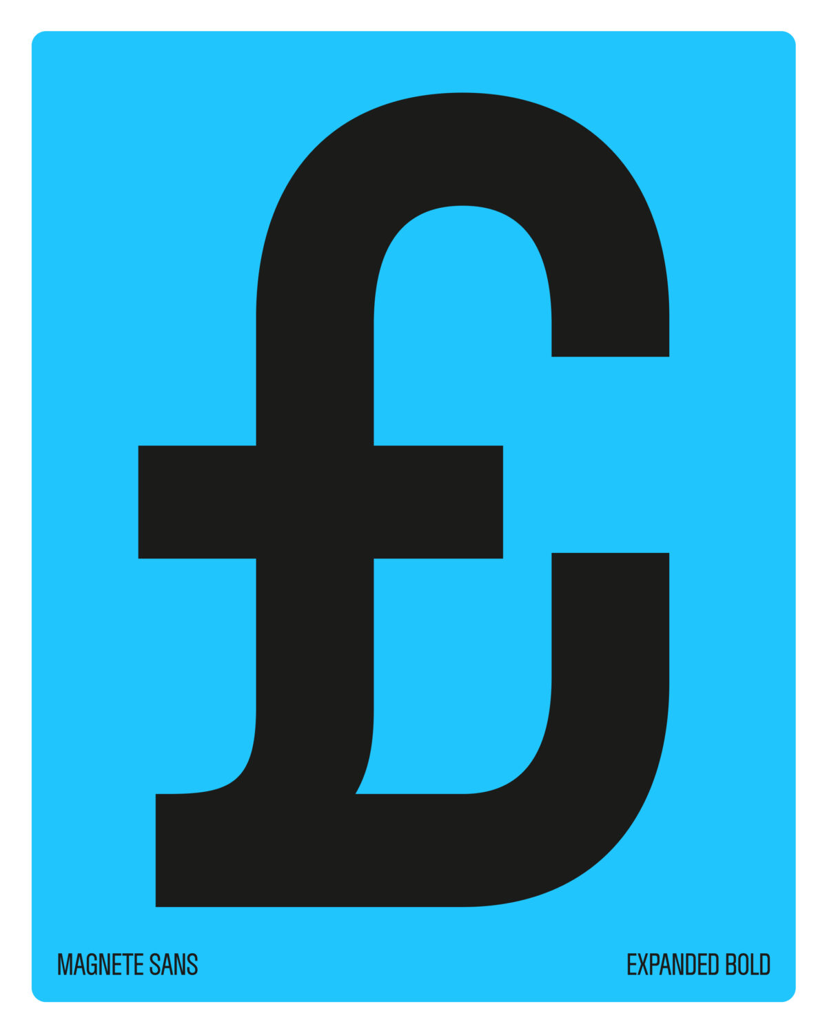 Narrow Type Magnete Sans