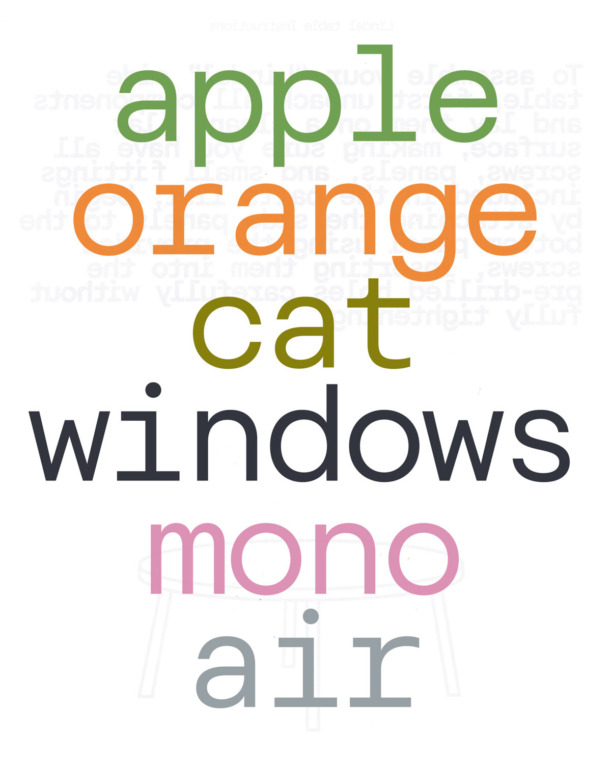 Narrow Type Goga Mono