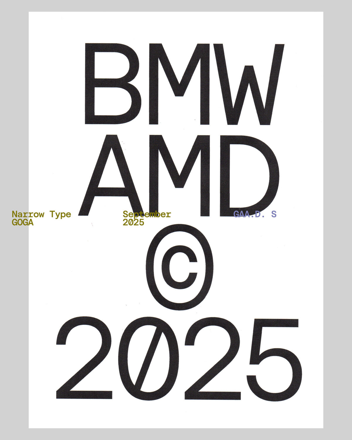 Narrow Type Goga Mono