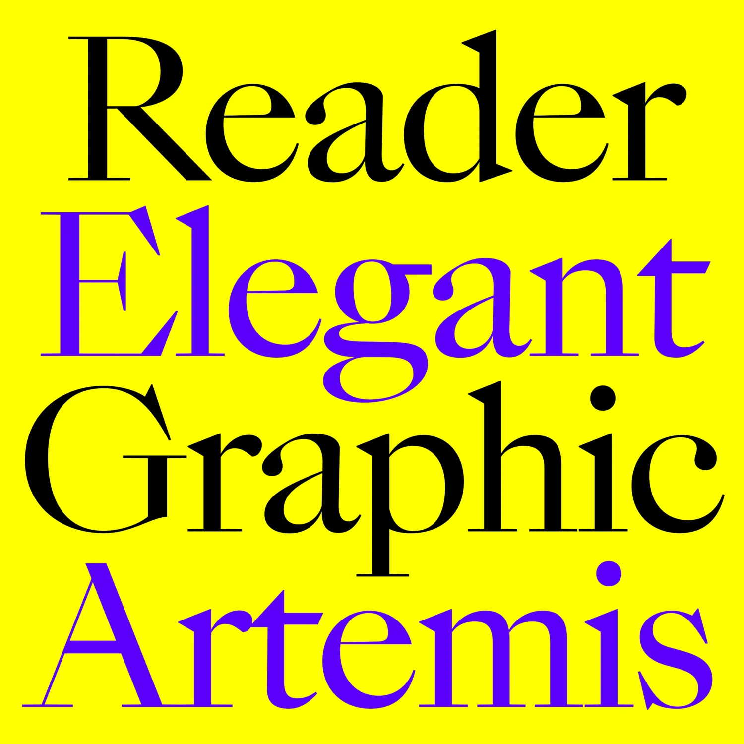 Gallery NG: Type Department x Newglyph custom type partnership