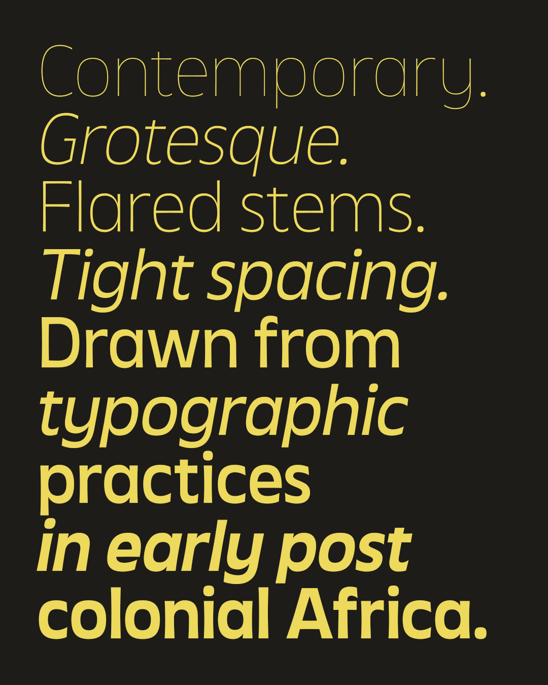 How Chisaokwu Joboson Is Redefining African Typography Through Touki Grotesk