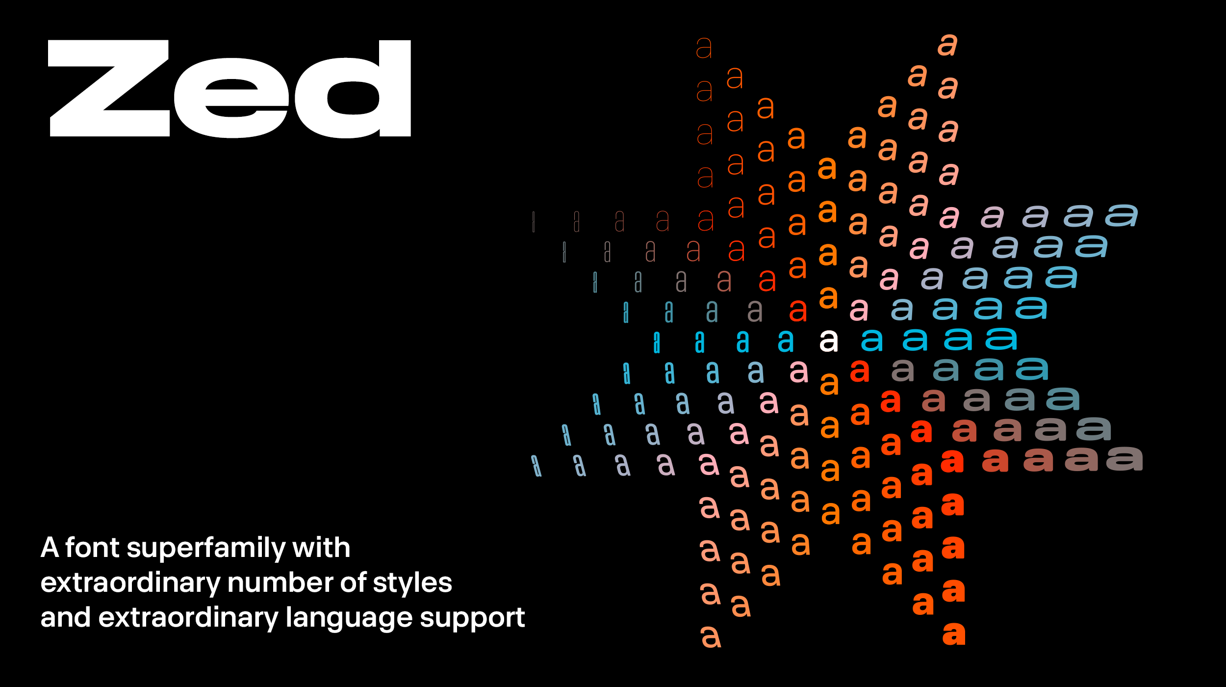 Zed font by Typotheque